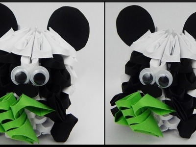 DIY 3D Origami animal | Papier Panda falten | Cute paper panda | Less than 100 pieces