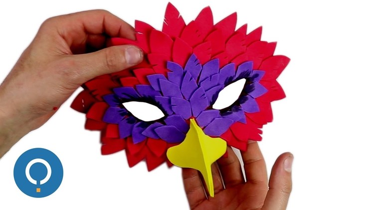 DIY Bird Mask - EVA foam crafts