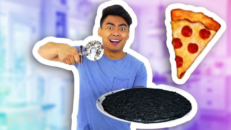 DIY BLACK PIZZA!!