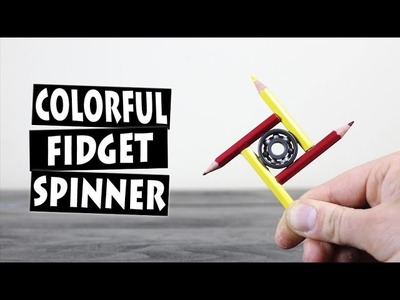 DIY Colorful Hand Spinner Fidget Toy