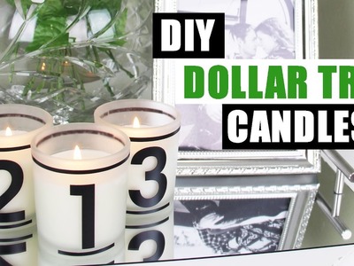 DIY DOLLAR TREE 1 2 3 CANDLES | Dollar Store DIY Candles | Dollar Tree DIY Home Decor