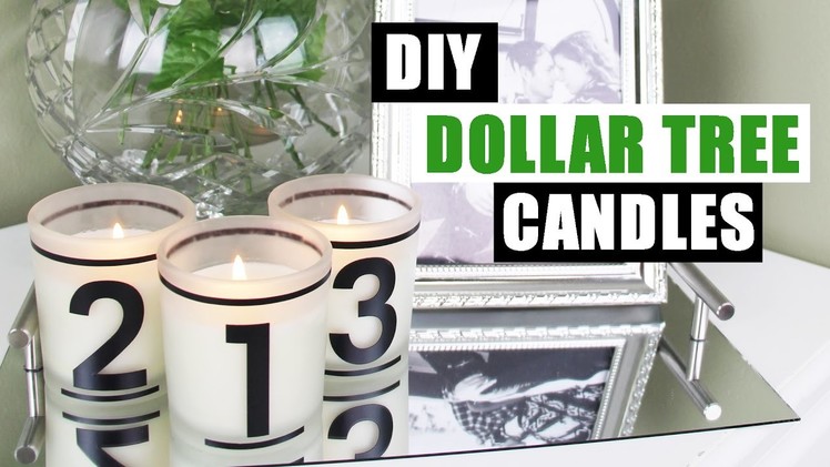DIY DOLLAR TREE 1 2 3 CANDLES | Dollar Store DIY Candles | Dollar Tree DIY Home Decor
