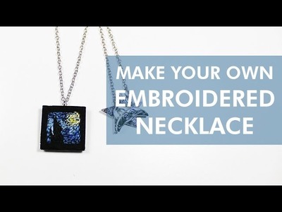 DIY Embroidered Necklace | LDP