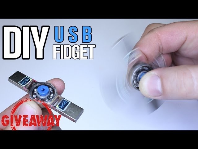 DIY Fidget Spinner out of USB Flashdrive
