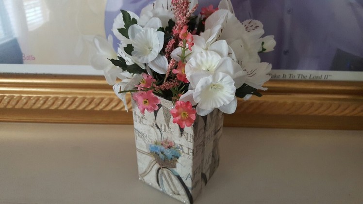 ???? DIY Flower Box Upcycle | Dollar Tree Crafts | Mod Podge