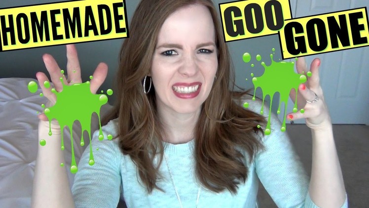 DIY GOO GONE RECIPE! How to EASILY Remove Sticky Label Residue from Glass or Plastic!