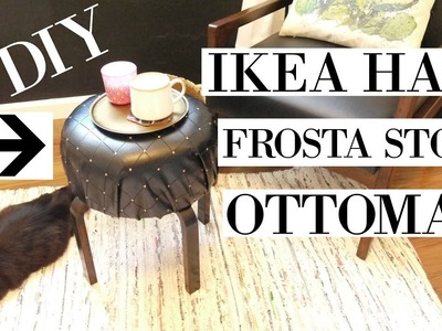 DIY: IKEA Frosta Stool Hack - NO SEW Upholstery