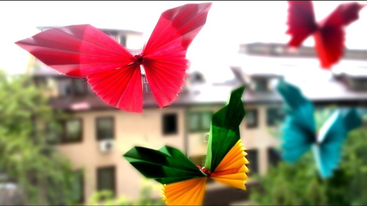 DIY Paper Butterfly | Origami butterfly | Origami for Beginners | Wall decor | Maison Zizou