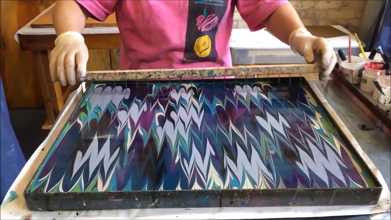 Diy Paper Marbling Instructions