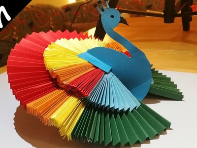 DIY Paper Peacock (origami)