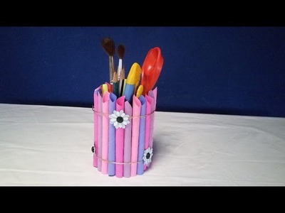 DIY Paper Roll Pen stand !!