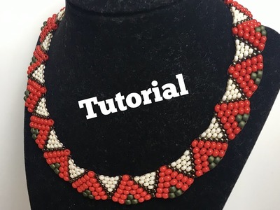 DIY Peyote Stitch necklace