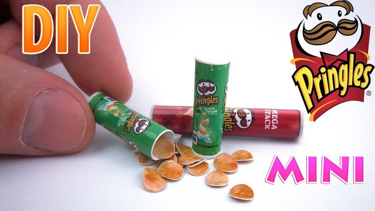 DIY Realistic Miniature Pringles Crisps | DollHouse
