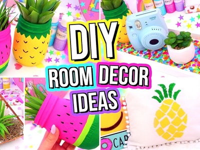 DIY ROOM DECOR IDEAS! Easy & Fun 5 Minute DIY's For Your Room! Summer Room Decor!