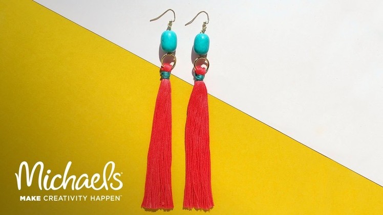 DIY Tassel Earrings | Michaels