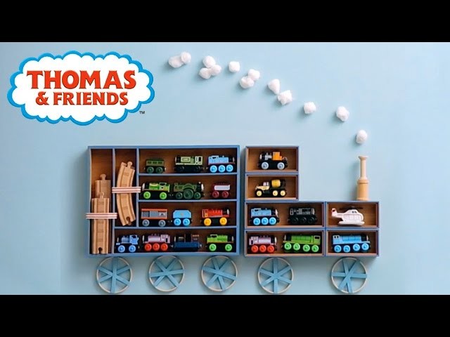 DIY Thomas Train Shelves! Room Decor for Kids! | Thomas & Friends Crafts | Thomas & Friends