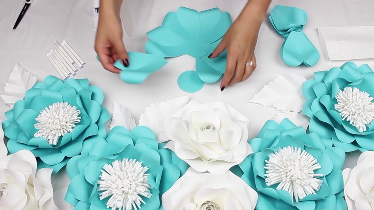 DIY Tiffany & Co Blue Inspired Flowers