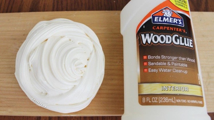 DIY Wood Slime! Make Slime with NO Activator (Borax, Liquid Starch, Detergent, etc)