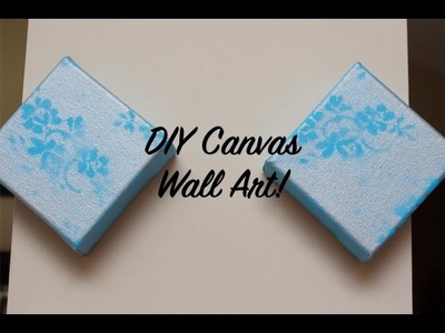 How To DIY Lace Canvas Wall Art