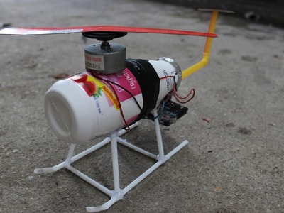 How to make a helicopter that propeller use paper