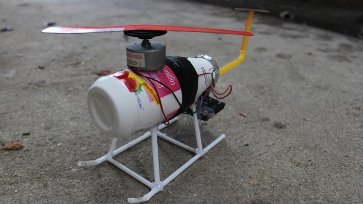 How to make a helicopter that propeller use paper