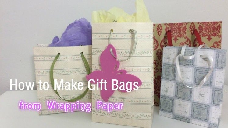 How to Make Gift Bags from Wrapping Paper