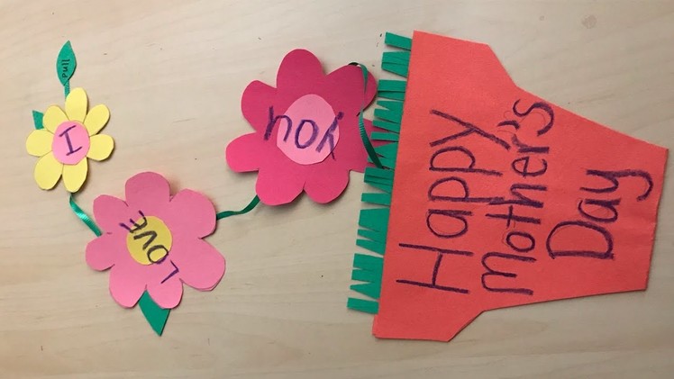 Kids' Homemade Mother's Day Card Crafts DIY