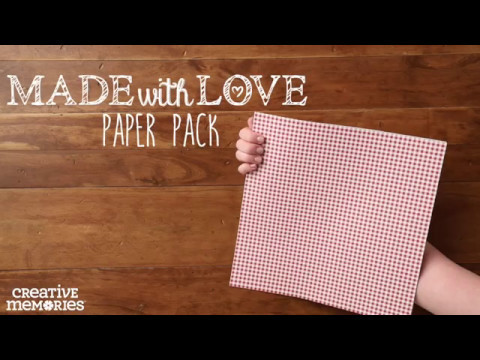 Made With Love Paper Pack by Creative Memories