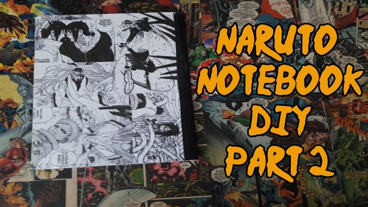 Naruto Notebook DIY  Pt. 2 | Back 2 School