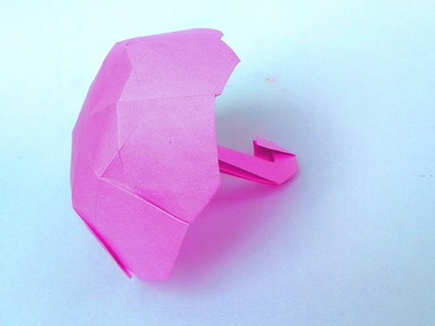 Origami umbrella || Paper Umbrella making video || origami paper folding