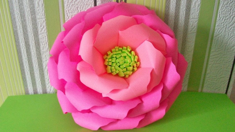 Paper Flower Crafts Ideas. Simple and Easy To Make an Origami Rose. DIY Tutorial For Adults and Kids