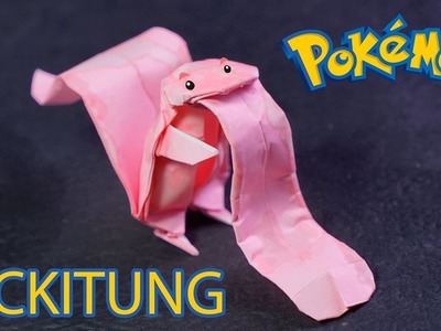 Paper Pokemon - Origami Lickitung Tutorial (Henry Phạm)