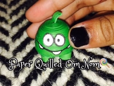 PAPER QUILLED 3D MINIATURE OM NOM FROM CUT THE ROPE.EASY DIY MINIATURES + ANIMOTO TRIAL REVIEW