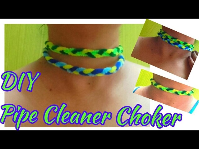 Pipe Cleaner Choker DIY | How to make Braided Necklace | Pipe cleaner ideas for fashion jewellery