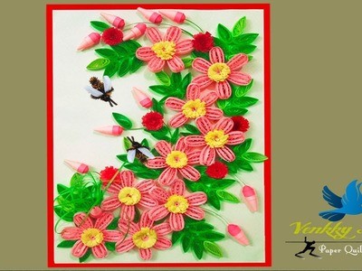 Quilling greeting cards for birthday | Paper Quilling Art