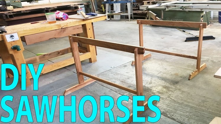 SIMPLE DIY SAWHORSES  - JWS Makes