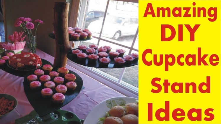 The Amazing DIY Cupcake Stand - Desert Garden Cake Stand Ideas