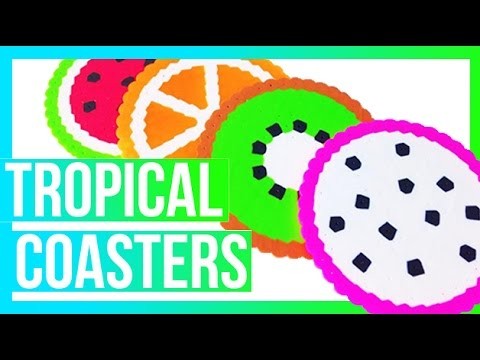 Tropical Coasters DIY!
