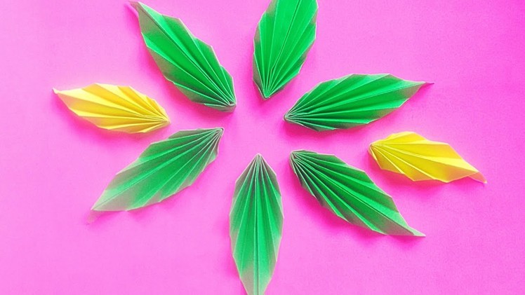 Tutorial- Easy and simple paper leaf