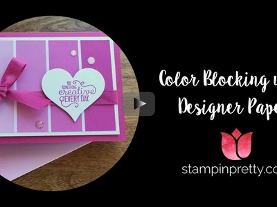 WOW! Color Blocking With Designer Paper