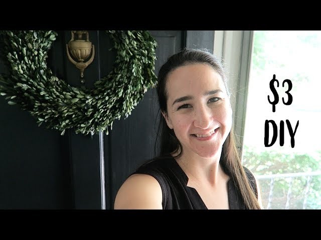 $3 DIY - FRONT DOOR MAKEOVER!