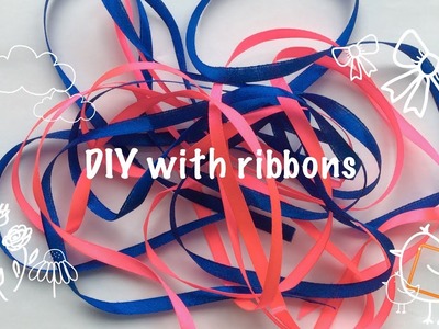 ???? 4 DIY with ribbons. ???? Summer very easy DIY. ????