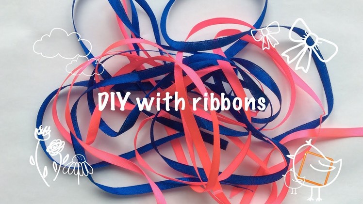 ???? 4 DIY with ribbons. ???? Summer very easy DIY. ????