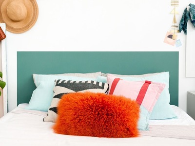 A DIY Headboard Idea that Takes Less than an Hour to Complete