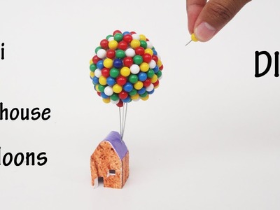 Amazing  Creative project -  DIY Miniature Dollhouse Balloons