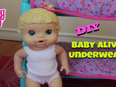Baby Alive how to make Doll underwear DIY