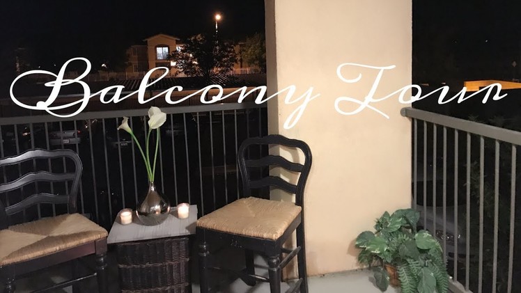 Balcony decorating Ideas & Tour| small Spaces| DIY| A Summer Night
