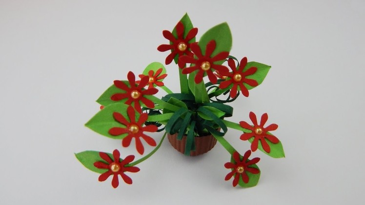 Decoration miniature flower DIY quilling papercraft doll house deco crafting