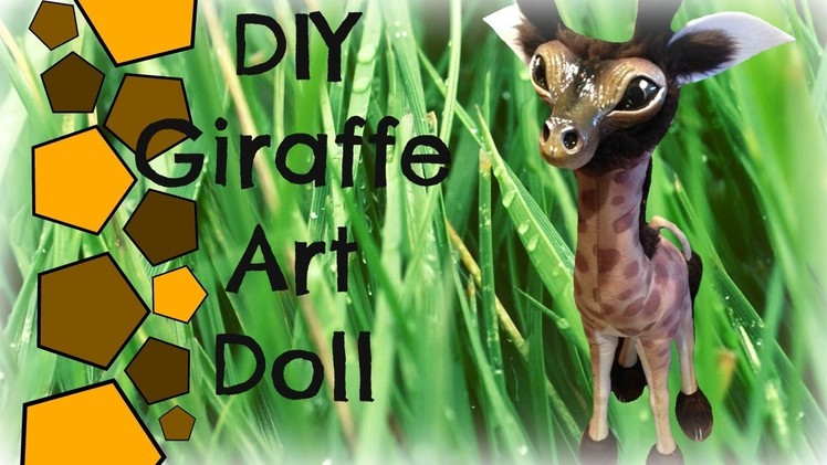 DIY Baby Giraffe Art Doll Plush