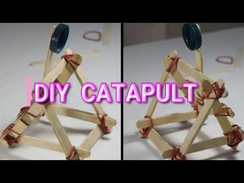 Diy Catapult With Popsicle Sticks | Popsicle Sticks | Wooden Catapolt | Million Dollar Crafts